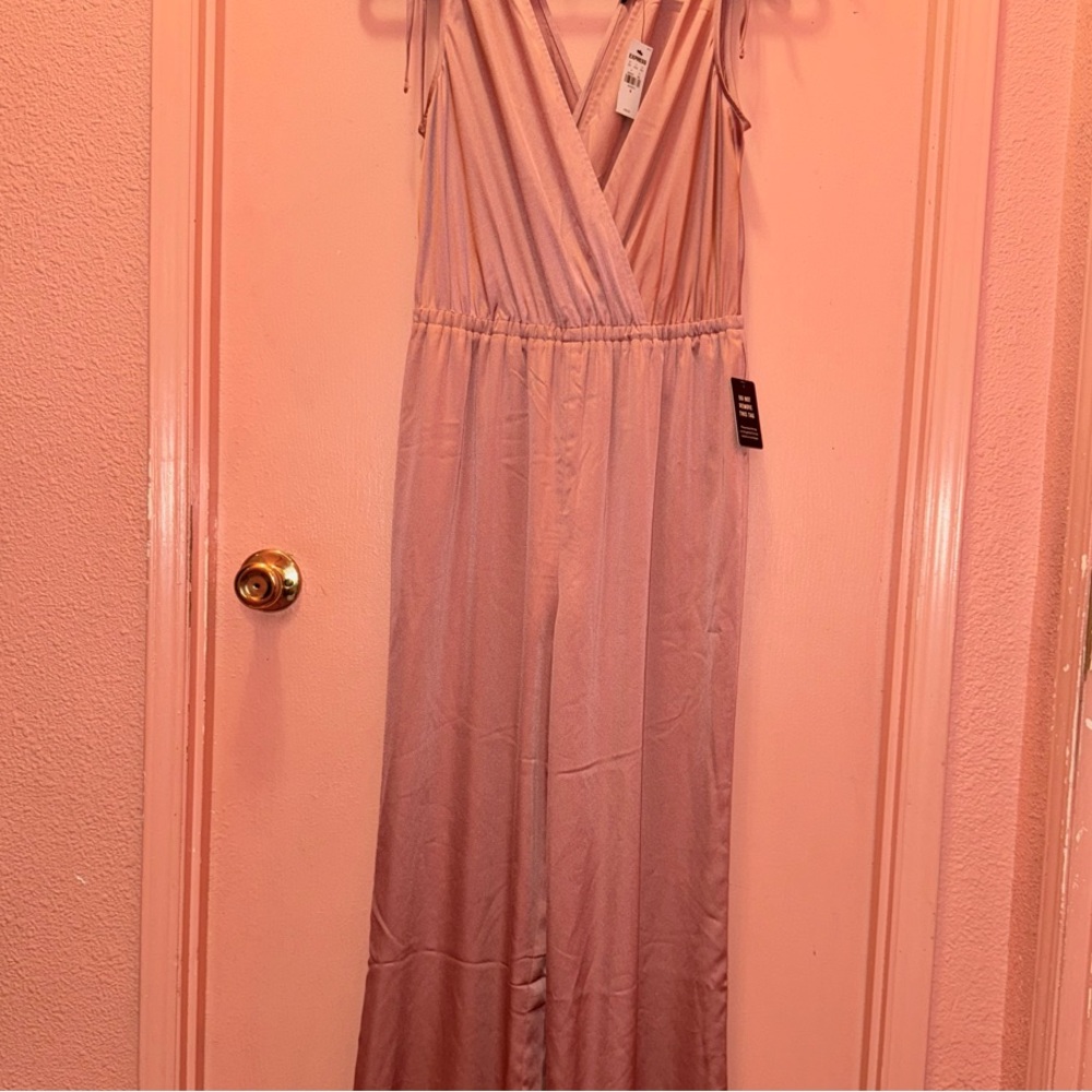 Elegant Pink Maxi Dress